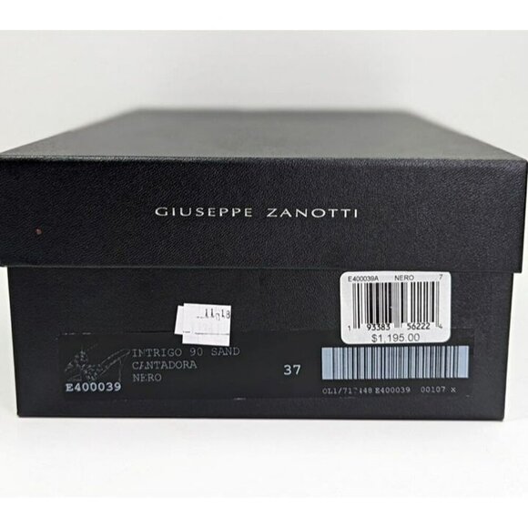 Giuseppe Zanotti Intriigo Alexandrine 90 Embellished Sandals Size 37 MSRP $1,195 - Picture 11 of 11